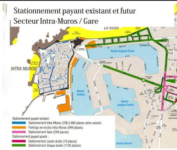 Joli T3, Gare & Plages A Proximite سان مالو المظهر الخارجي الصورة